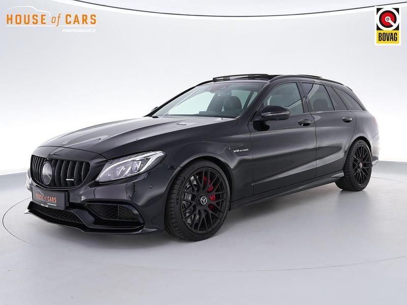 Zwart Gebruikt 2018 Mercedes C63S AMG AMG Stationwagen | € 59.990 (Super prijs) - Afbeelding 1/4