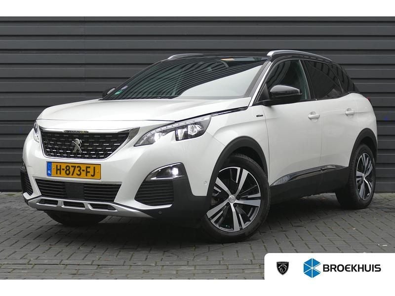 Wit Gebruikt 2020 Peugeot 3008 GT-line SUV | € 21.395 (Super prijs) - Afbeelding 1/4
