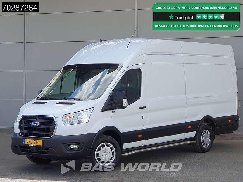 Wit Gebruikt 2021 Ford Transit Van | € 14.900 (Super prijs) - Afbeelding 1/3