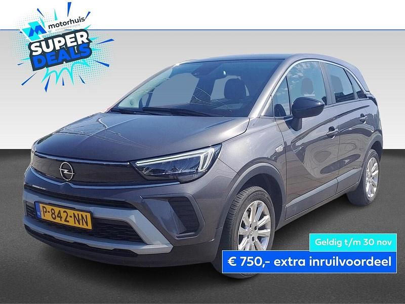 Grijs Gebruikt 2022 Opel Crossland Elegance SUV | € 17.945 (Goede deal) - Afbeelding 1/4