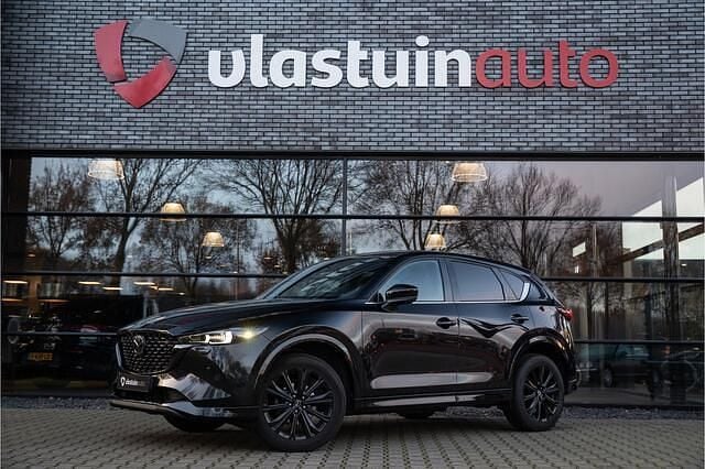 Zwart Gebruikt 2024 Mazda CX-5 Homura-Line SUV | € 38.950 (Eerlijke prijs) - Afbeelding 1/4