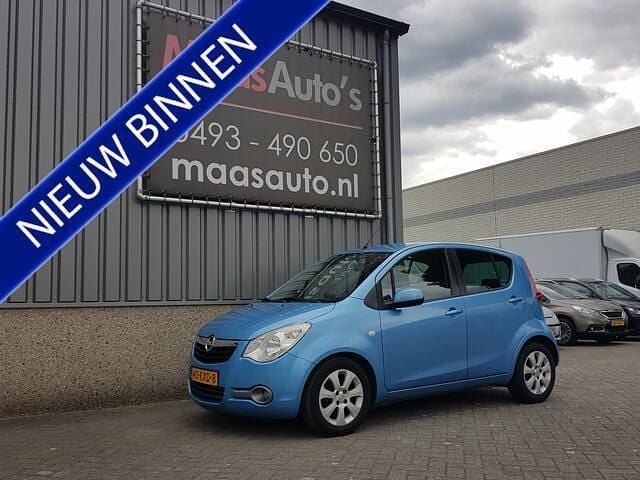 Blauw Gebruikt 2010 Opel Agila Edition Hatchback | € 7.999 (Iets duurder) - Afbeelding 1/4