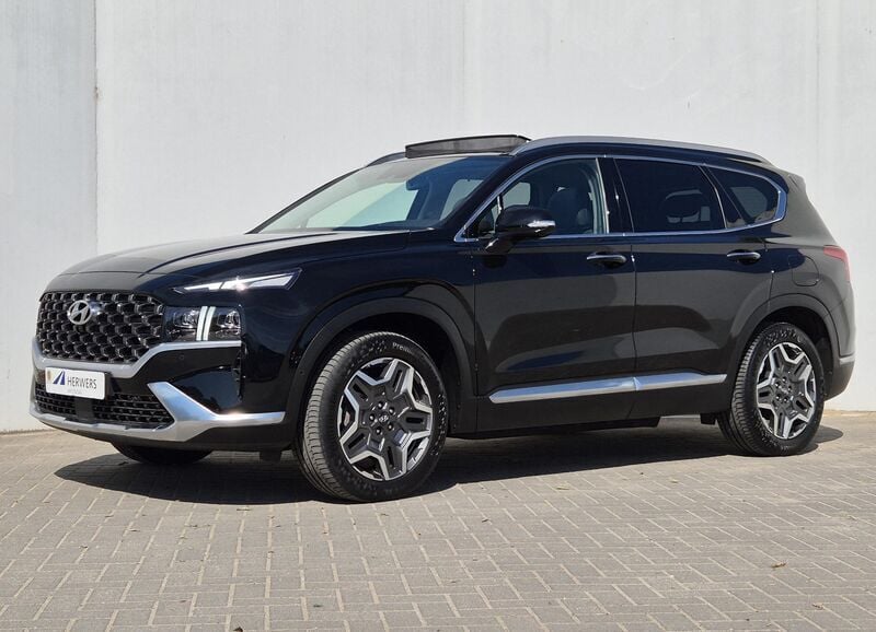 Zwart Gebruikt 2024 Hyundai Santa Fe Premium SUV | € 47.980 (Eerlijke prijs) - Afbeelding 1/4