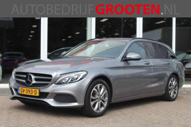 Grijs Gebruikt 2015 Mercedes C350 Edition Stationwagen | € 12.999 (Goede deal) - Afbeelding 1/4