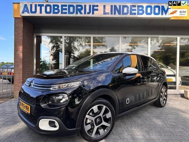 Zwart Occasion 2019 Citroën C3 PureTech Hatchback | € 12.950 (Eerlijke prijs) - Afbeelding 1/4