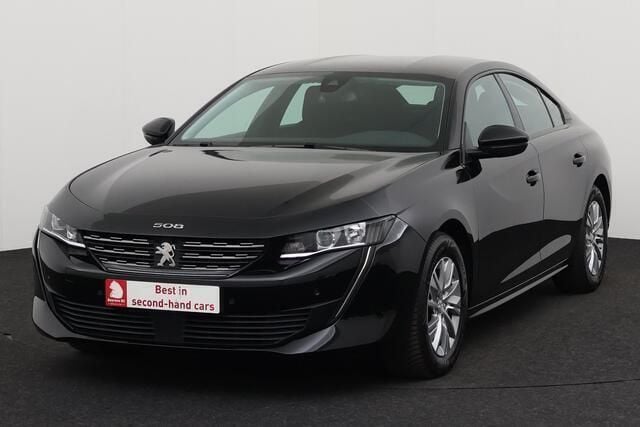 Zwart Gebruikt 2022 Peugeot 508 Active Sedan | € 20.995 (Super prijs) - Afbeelding 1/4