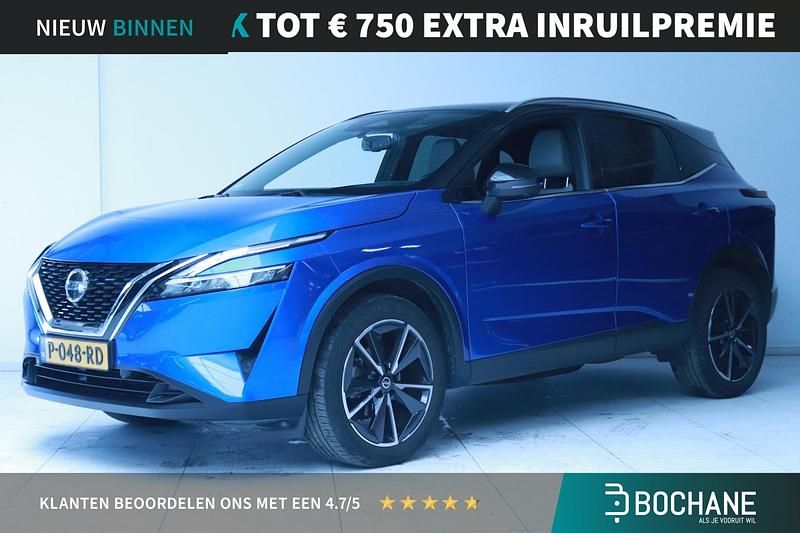 Blauw Gebruikt 2022 Nissan Qashqai Tekna+ SUV | € 31.695 (Eerlijke prijs) - Afbeelding 1/4