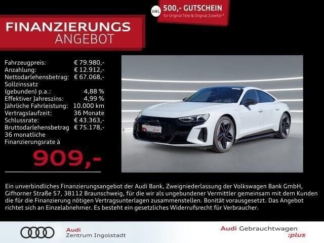 Grijs Gebruikt 2022 Audi e-tron SUV | € 71.629 (Super prijs) - Afbeelding 1/4