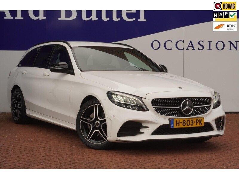 Wit Gebruikt 2020 Mercedes C200 Business Stationwagen | € 23.999 (Eerlijke prijs) - Afbeelding 1/4