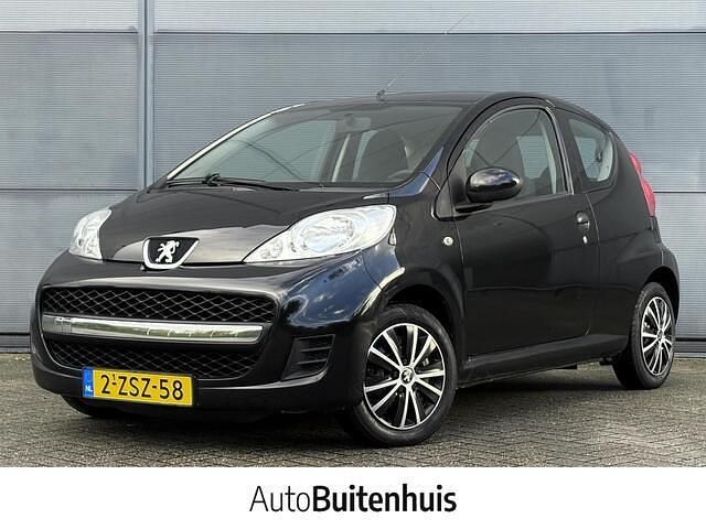 Zwart Gebruikt 2010 Peugeot 107 Hatchback | € 2.195 (Eerlijke prijs) - Afbeelding 1/4