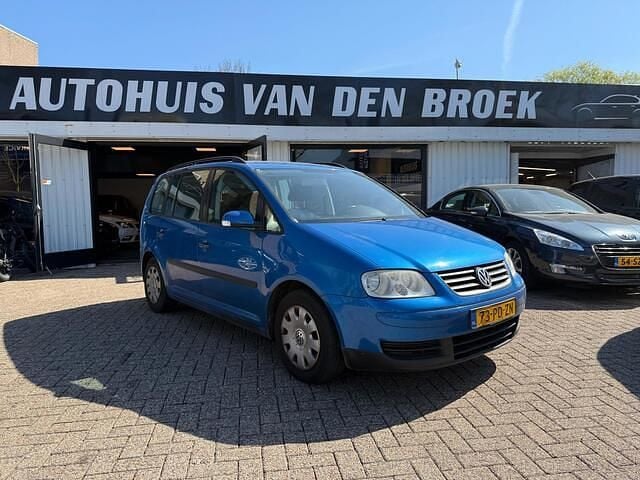 Blauw Gebruikt 2004 VW Touran MPV | € 1.499 (Eerlijke prijs) - Afbeelding 1/4