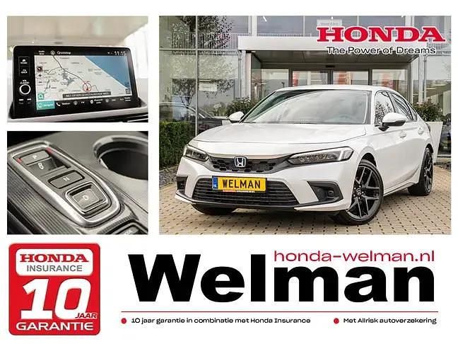 Wit Nieuw 2025 Honda Civic Elegance Hatchback | € 36.950 (Goede deal) - Afbeelding 1/3