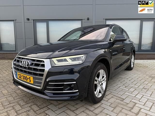 Blauw Occasion 2018 Audi Q5 S-Line SUV | € 27.450 (Eerlijke prijs) - Afbeelding 1/4