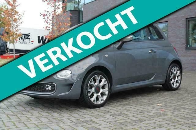 Grijs Gebruikt 2017 Fiat 500 Lounge Hatchback | € 11.950 (Eerlijke prijs) - Afbeelding 1/4