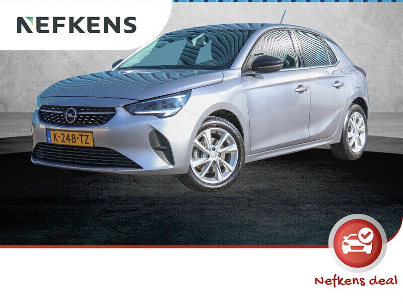 Grijs Gebruikt 2021 Opel Corsa Elegance Hatchback | € 14.900 (Eerlijke prijs) - Afbeelding 1/4