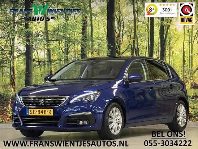 Blauw Gebruikt 2018 Peugeot 308 Premium Hatchback | € 7.945 (Goede deal) - Afbeelding 1/4
