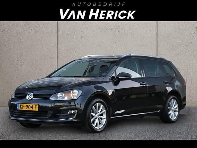 Zwart Gebruikt 2015 VW Golf VII LOUNGE Stationwagen | € 13.745 (Eerlijke prijs) - Afbeelding 1/4