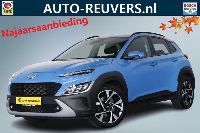 Blauw Gebruikt 2021 Hyundai Kona Premium SUV | € 16.900 (Eerlijke prijs) - Afbeelding 1/4