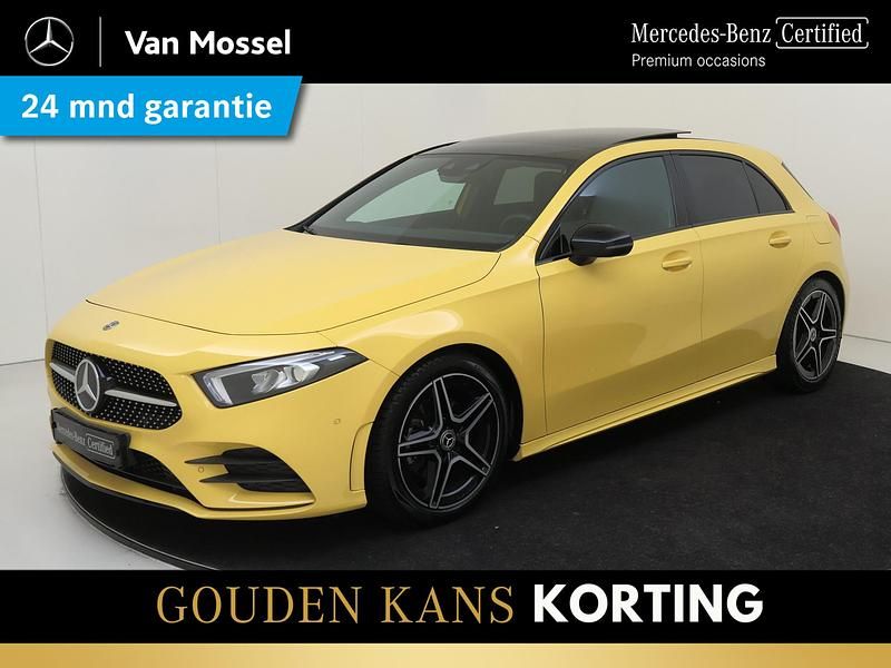 Geel Gebruikt 2020 Mercedes A180 Business Hatchback | € 25.945 (Eerlijke prijs) - Afbeelding 1/4