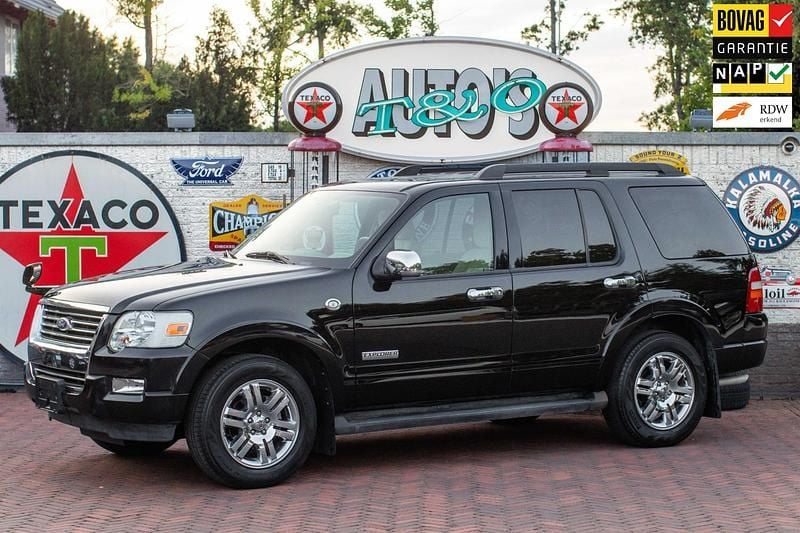 Zwart Occasion 2008 Ford Explorer Limited SUV | € 22.950 - Afbeelding 1/4