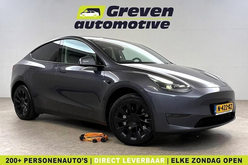 Grijs Occasion 2021 Tesla Model Y Long Range AWD SUV | € 32.800 (Eerlijke prijs) - Afbeelding 1/4