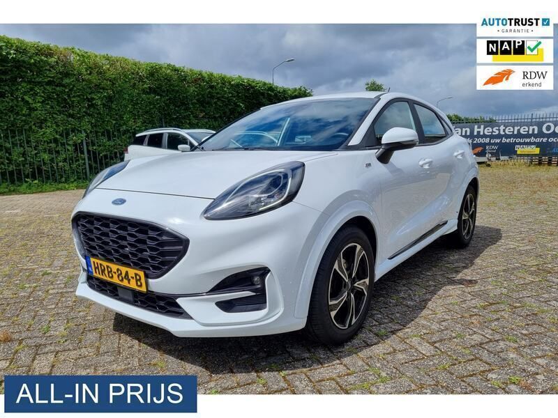 Wit Gebruikt 2020 Ford Puma ST-Line SUV | € 17.700 (Eerlijke prijs) - Afbeelding 1/4