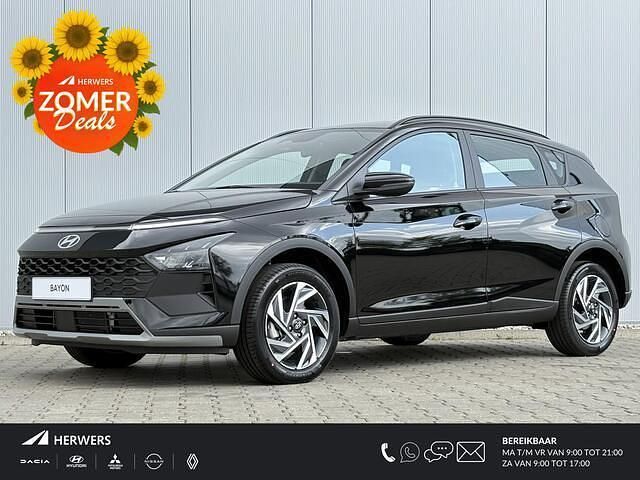 Zwart Nieuw 2025 Hyundai Bayon Comfort SUV | € 31.990 (Iets duurder) - Afbeelding 1/4