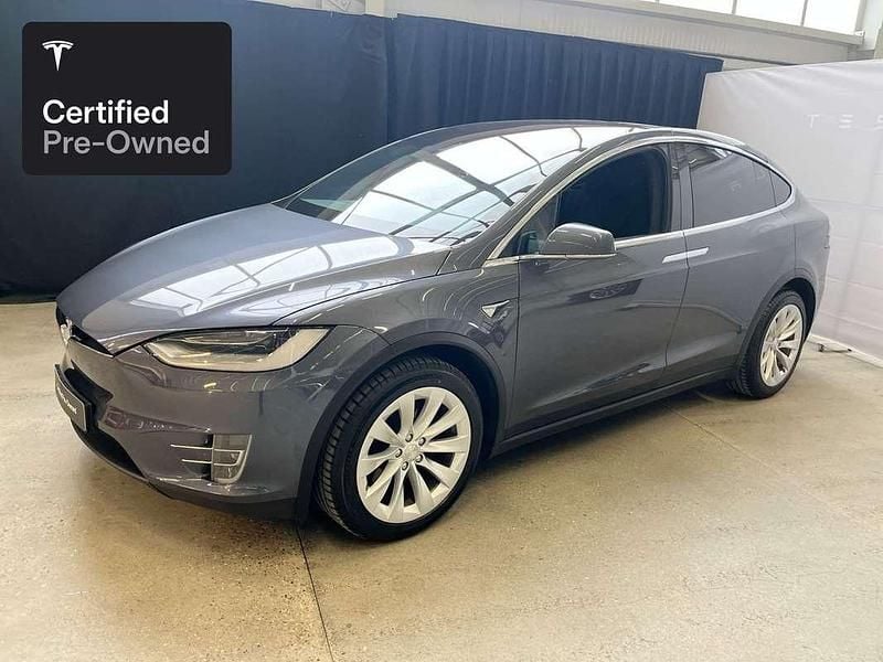 Occasion Tesla Model X Long Range AWD 309 kW (421 PK) 2020 Zilver SUV