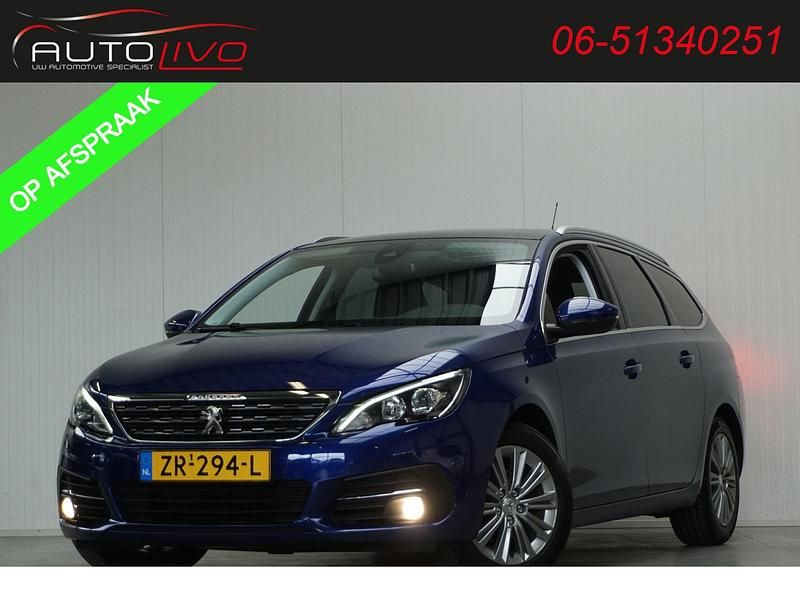 Blauw Gebruikt 2019 Peugeot 308 Premium Stationwagen | € 9.895 (Eerlijke prijs) - Afbeelding 1/4
