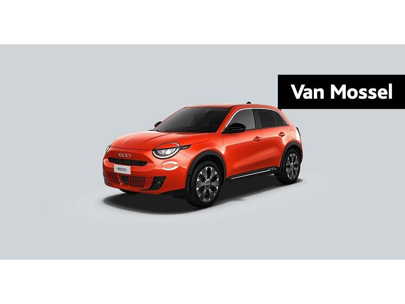 Oranje Nieuw 2025 Fiat 600 La Prima SUV | € 35.290 (Eerlijke prijs) - Afbeelding 1/3