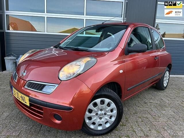 Oranje Gebruikt 2008 Nissan Micra Hatchback | € 2.250 (Eerlijke prijs) - Afbeelding 1/4