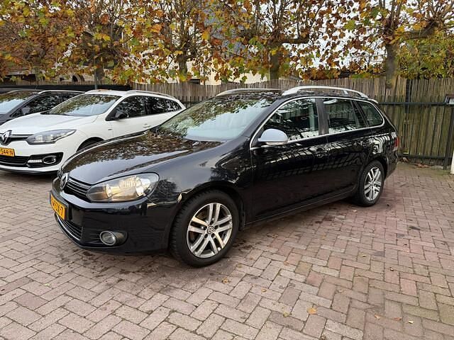 Zwart Gebruikt 2011 VW Golf VI Highline Stationwagen | € 4.990 (Super prijs) - Afbeelding 1/4