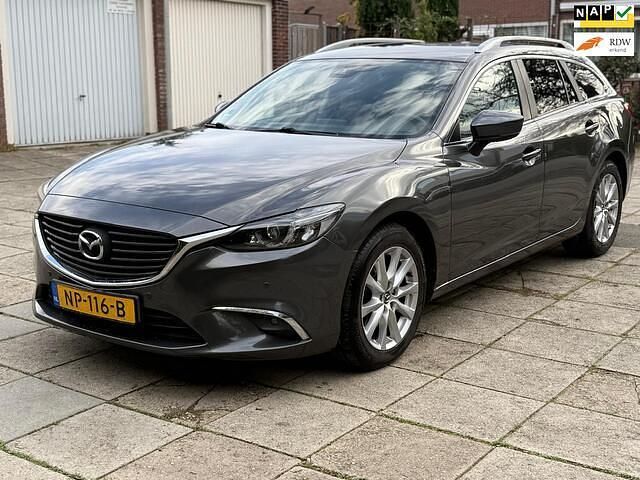 Grijs Gebruikt 2017 Mazda 6 Stationwagen | € 12.950 (Goede deal) - Afbeelding 1/4