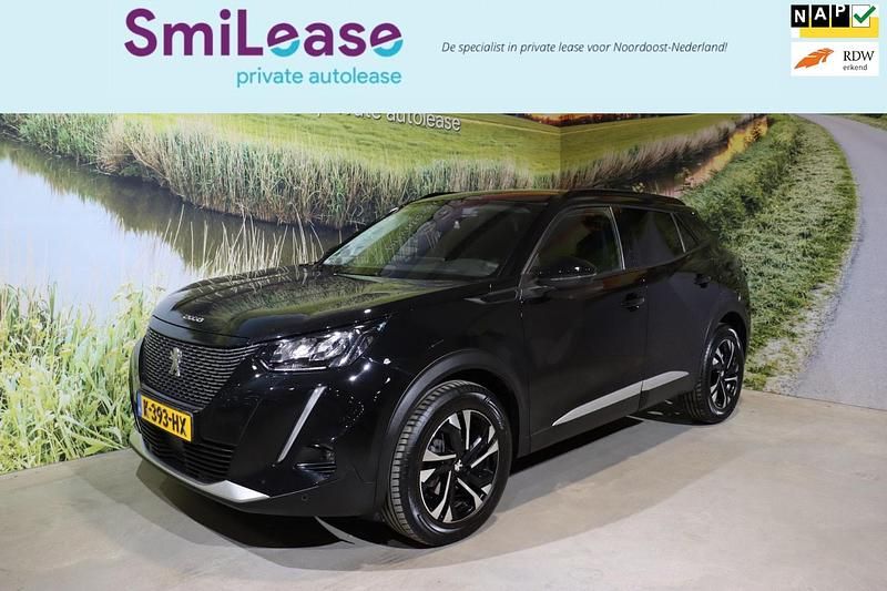 Zwart Gebruikt 2021 Peugeot 2008 Allure SUV | € 15.499 (Eerlijke prijs) - Afbeelding 1/4