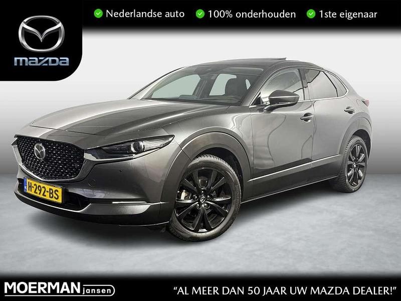 Machine gray Gebruikt 2020 Mazda CX-30 Luxury SUV | € 23.450 (Super prijs) - Afbeelding 1/4