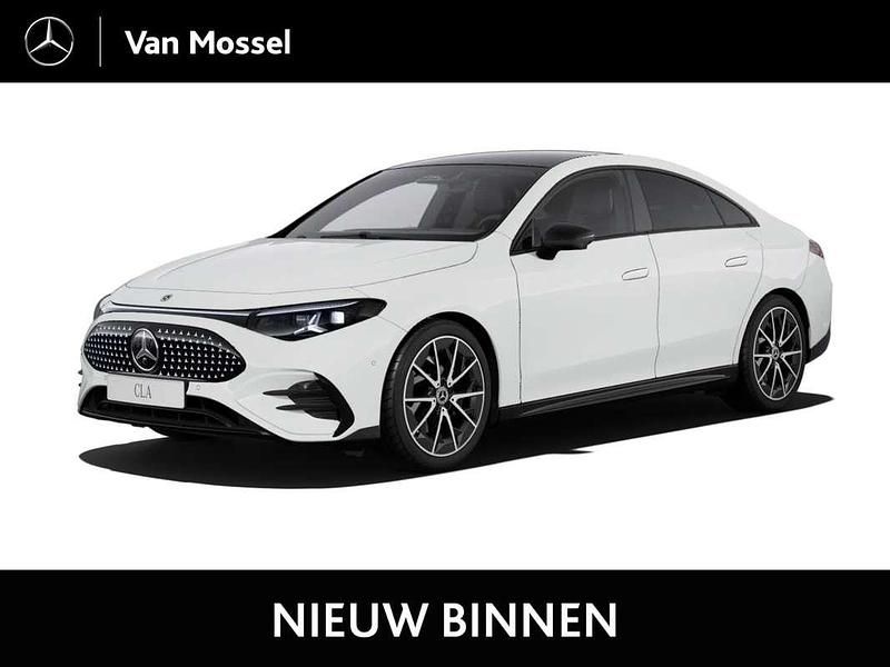 Wit Nieuw 2025 Mercedes 250 AMG line Coupé | € 58.979 (Eerlijke prijs) - Afbeelding 1/2