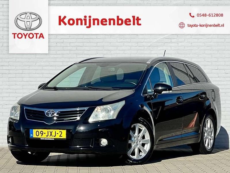 Zwart Gebruikt 2009 Toyota Avensis Business Edition Stationwagen | € 7.995 (Eerlijke prijs) - Afbeelding 1/3