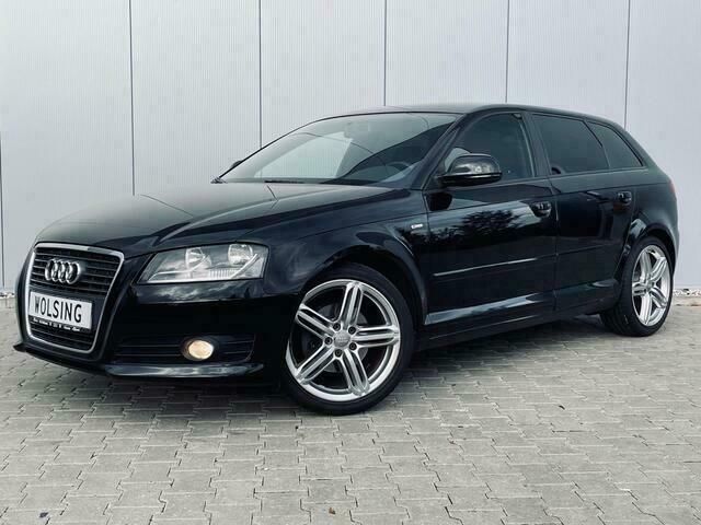 Zwart Gebruikt 2009 Audi A3 Sportback S-Line Hatchback | € 7.499 (Eerlijke prijs) - Afbeelding 1/4