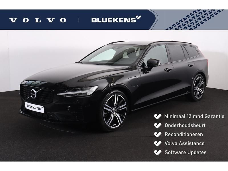 Zwart Gebruikt 2020 Volvo V60 R-Design Stationwagen | € 31.900 (Eerlijke prijs) - Afbeelding 1/4