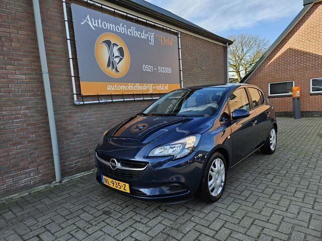 Blauw, metallic lak Gebruikt 2017 Opel Corsa Edition Hatchback | € 4.995 (Goede deal) - Afbeelding 1/4