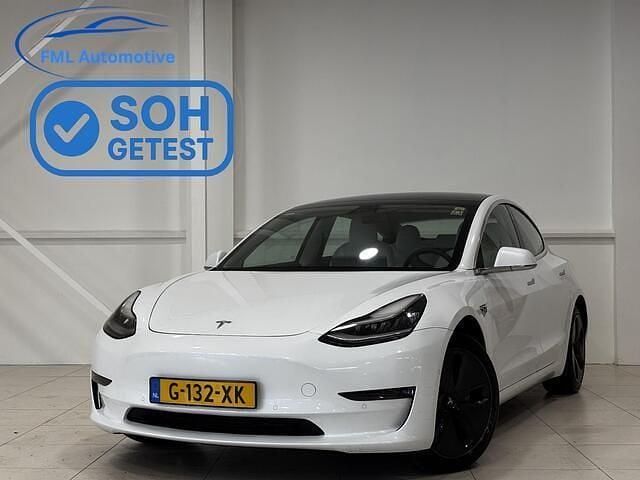 Wit Gebruikt 2019 Tesla Model 3 Long Range AWD Sedan | € 23.900 (Iets duurder) - Afbeelding 1/4