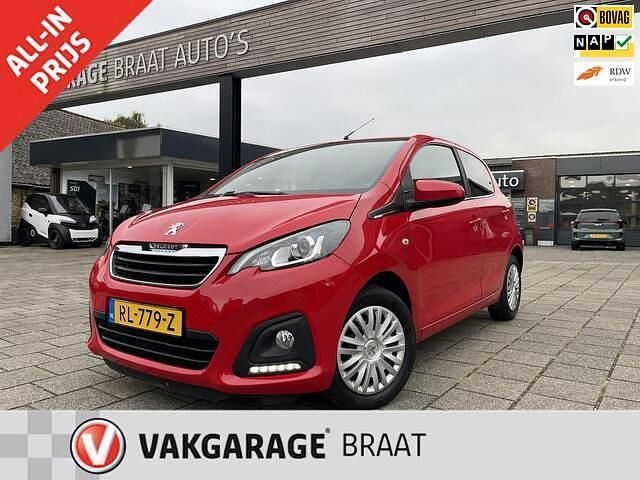 Rood Gebruikt 2017 Peugeot 108 Active Hatchback | € 7.450 (Eerlijke prijs) - Afbeelding 1/4