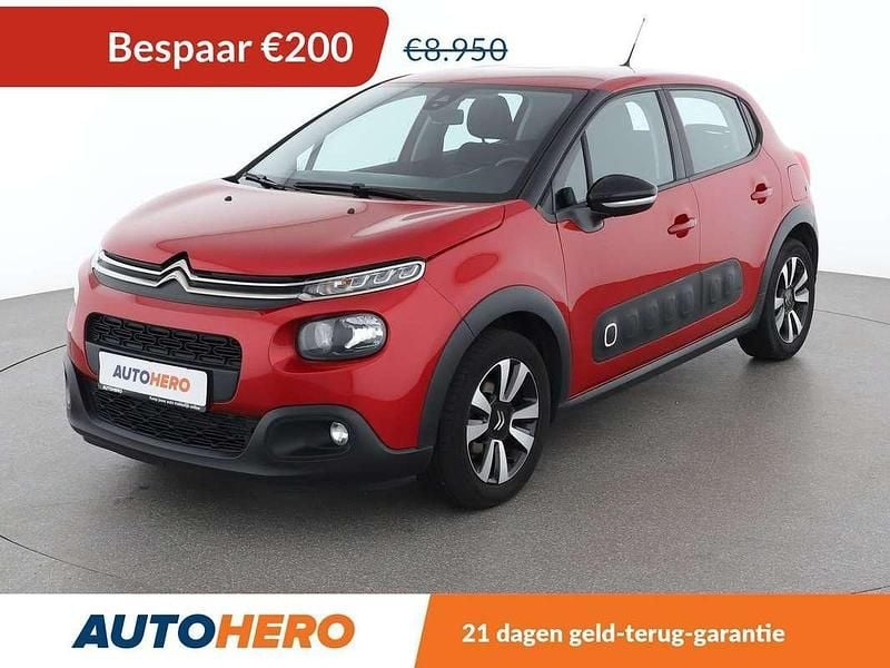 Rood Gebruikt 2019 Citroën C3 Feel Hatchback | € 8.949 (Eerlijke prijs) - Afbeelding 1/3