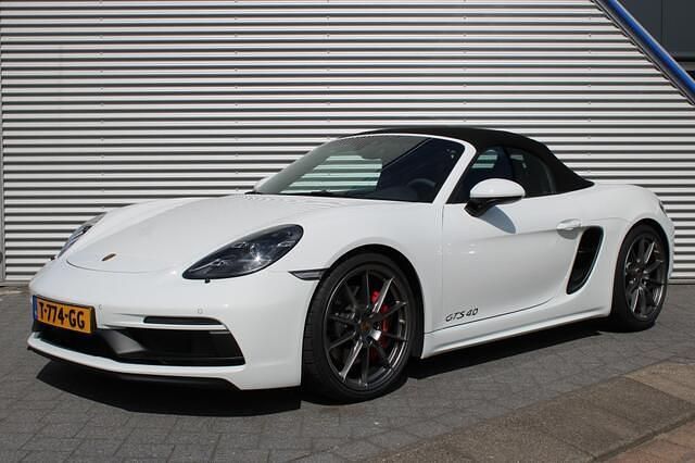 Occasion Porsche 718 Boxster 400 PK (294 kW) 2021 Wit, metallic lak Cabriolet