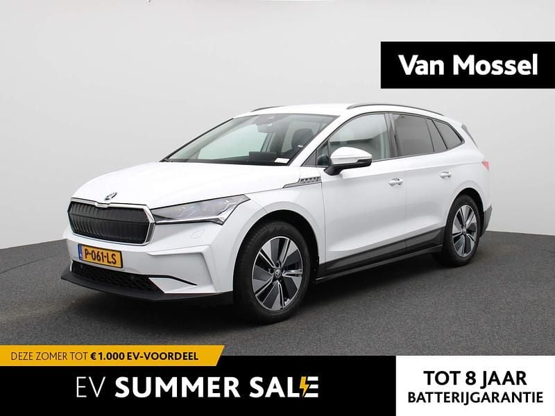 Wit Gebruikt 2021 Skoda Enyaq iV SUV | € 21.900 (Eerlijke prijs) - Afbeelding 1/4