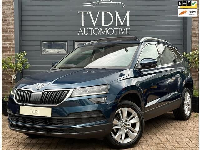 Blauw Gebruikt 2021 Skoda Karoq Business Line SUV | € 26.495 (Super prijs) - Afbeelding 1/4