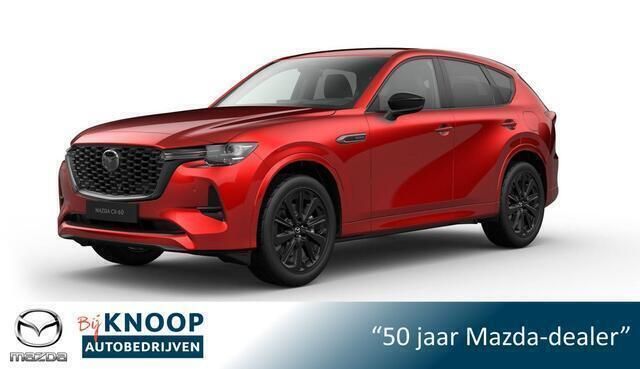 Rood Nieuw 2025 Mazda CX-60 Homura-Line SUV | € 65.689 - Afbeelding 1/4