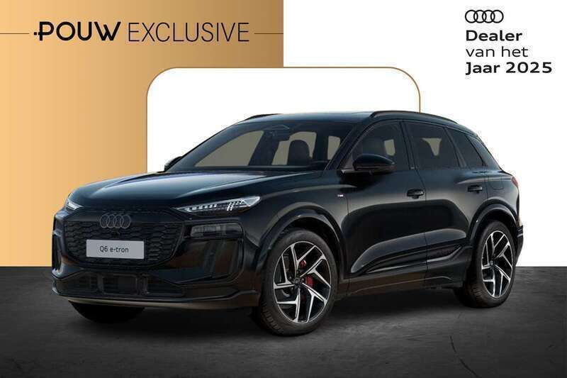 Zwart Nieuw 2025 Audi Q6 e-tron S-Line SUV | € 80.650 (Duur) - Afbeelding 1/4