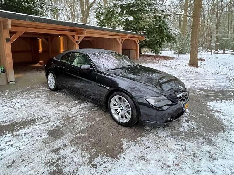 Zwart Gebruikt 2005 BMW 645 Cabriolet Cabriolet | € 9.850 - Afbeelding 1/4