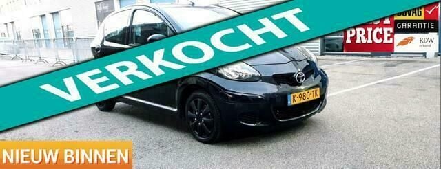 Occasion Toyota Aygo 68 PK (50 kW) 2009 Zwart Hatchback